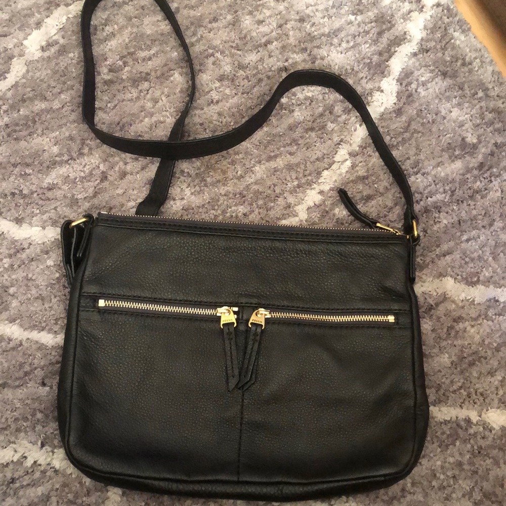 Fossil leather purse